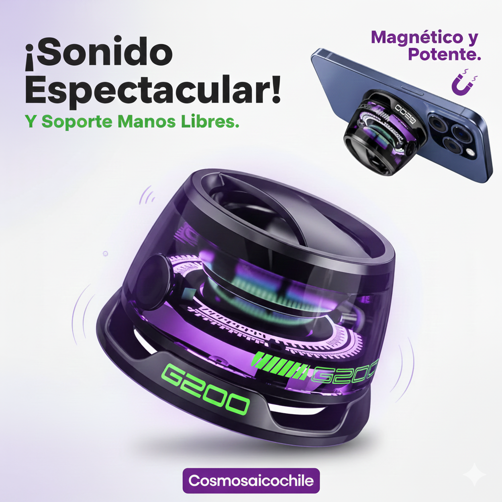 Altavoz Bluetooth magnético multifuncion