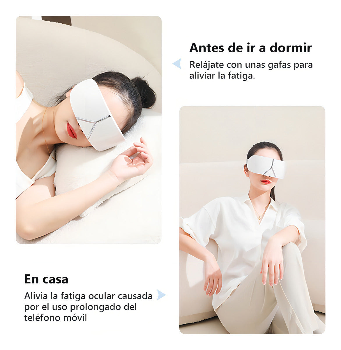 Masajeador De Ojos Inteligente Vibracion.